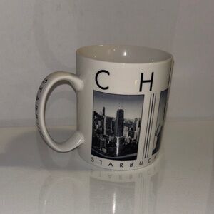 2003 Starbucks Chicago Skyline White Mug